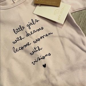 Baby girls organic cotton onesie made in portugal